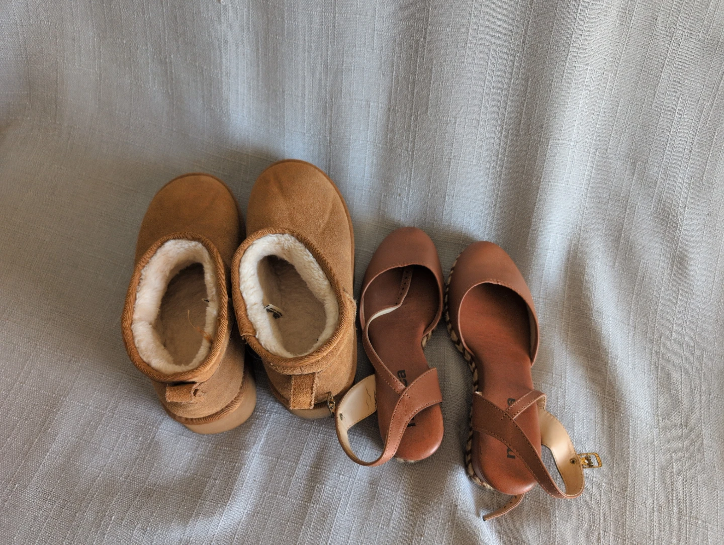 Boots and Brown Sandals - photo 4