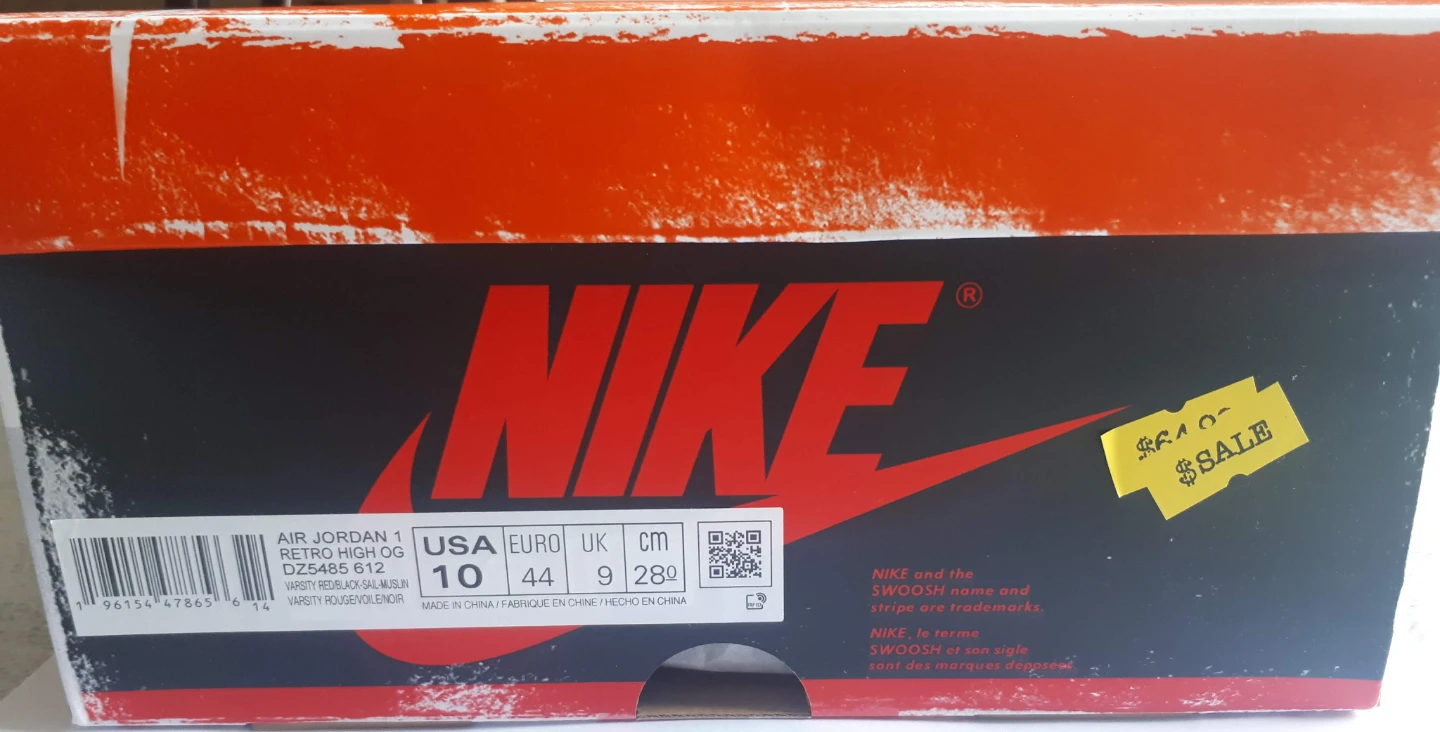 Jordan 1 High OG Chicago 2022 "Lost & Found" US 10 *Brand New* - photo 4