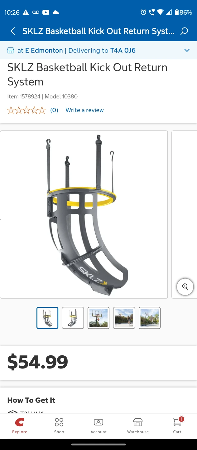 SKLZ Kick Out Basketball Return System – Excellent Condition