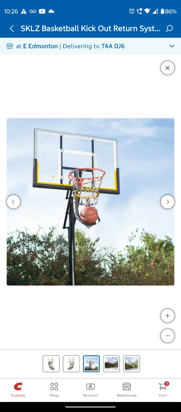 SKLZ Kick Out Basketball Return System – Excellent Condition - photo 2