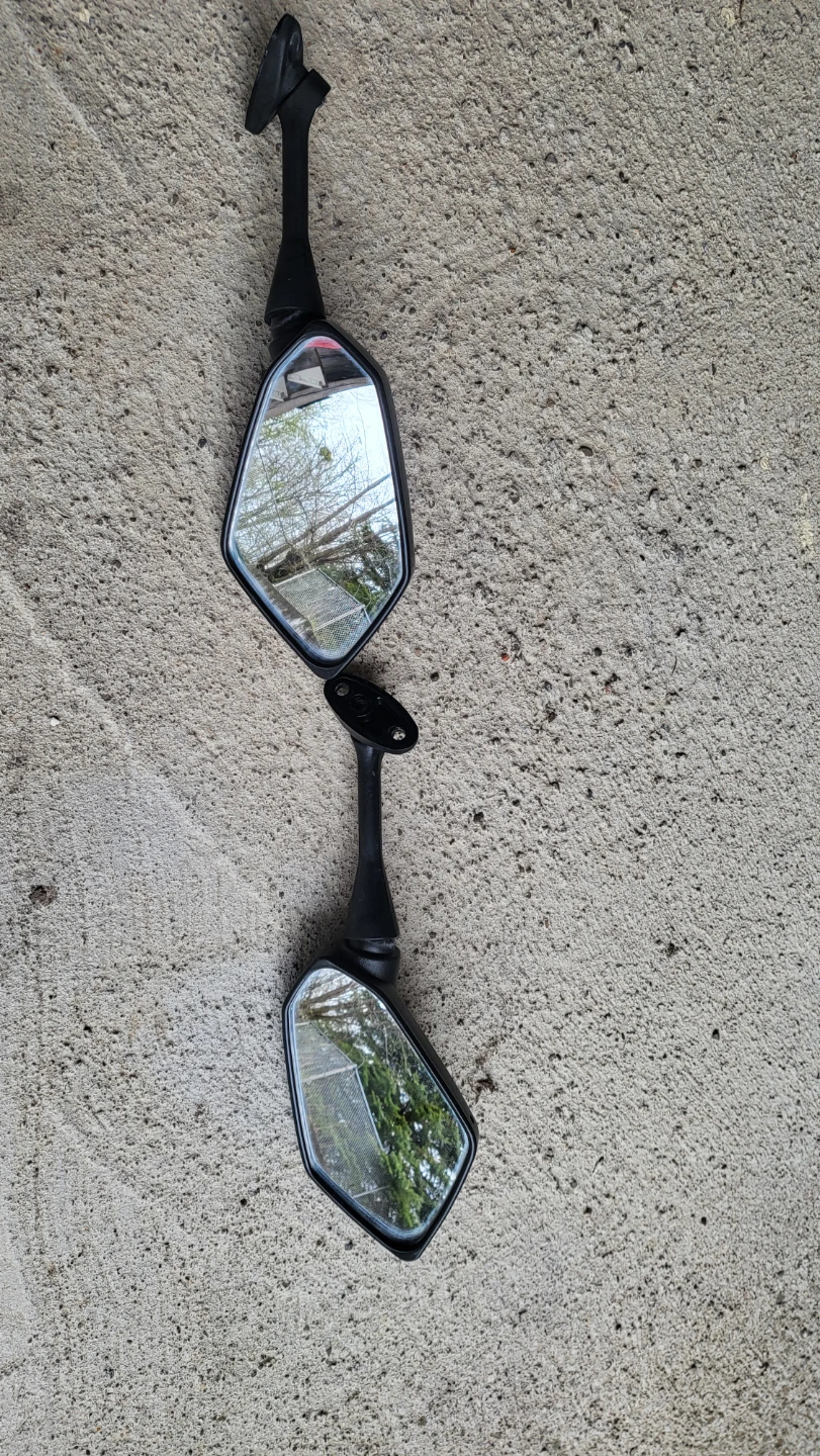 Motorcycle Mirrors - Black