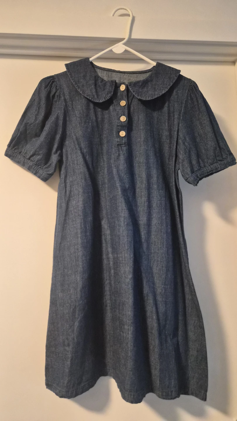 Mini chambray dress - photo 2