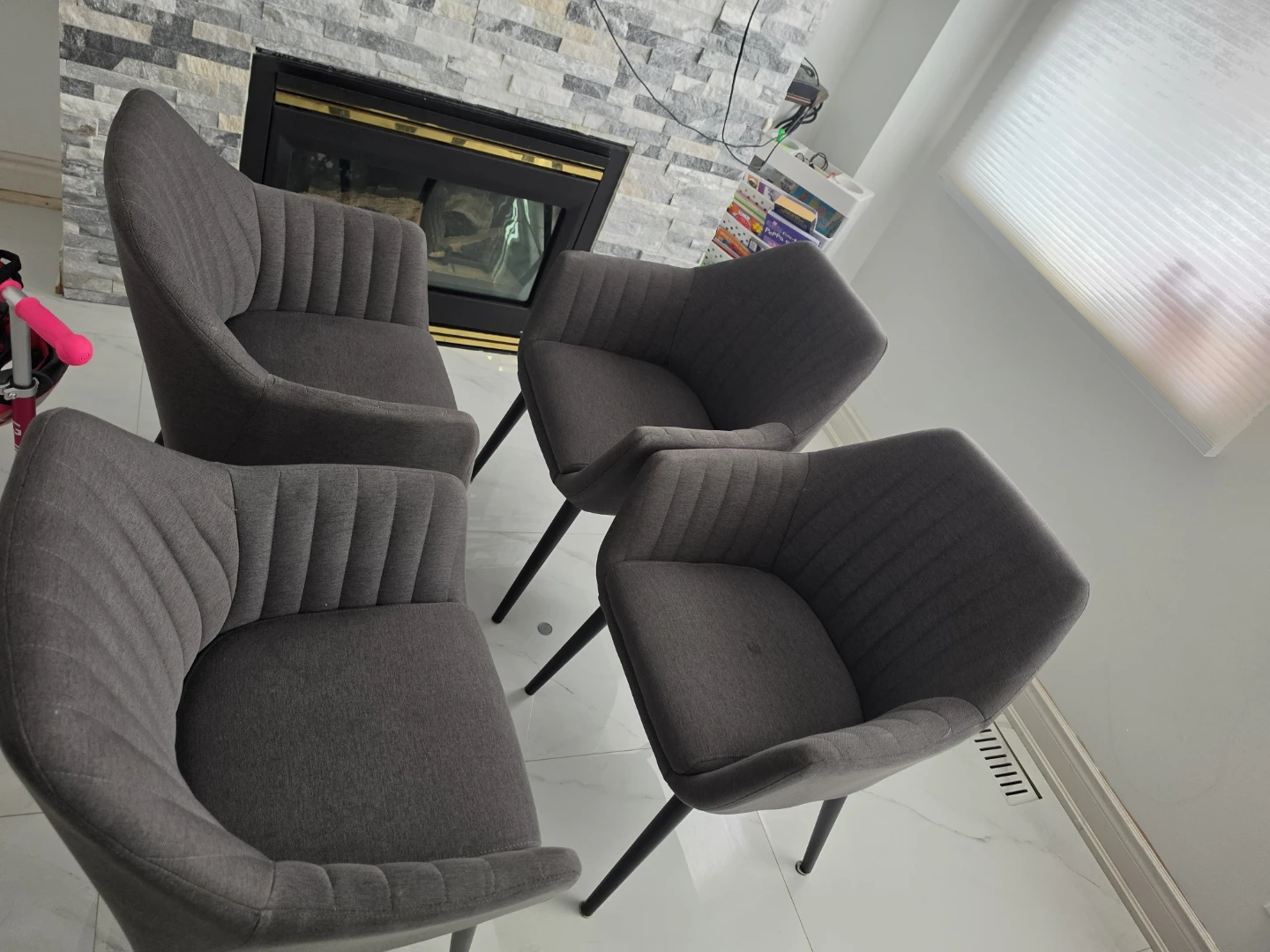 4 Grey Chairs
