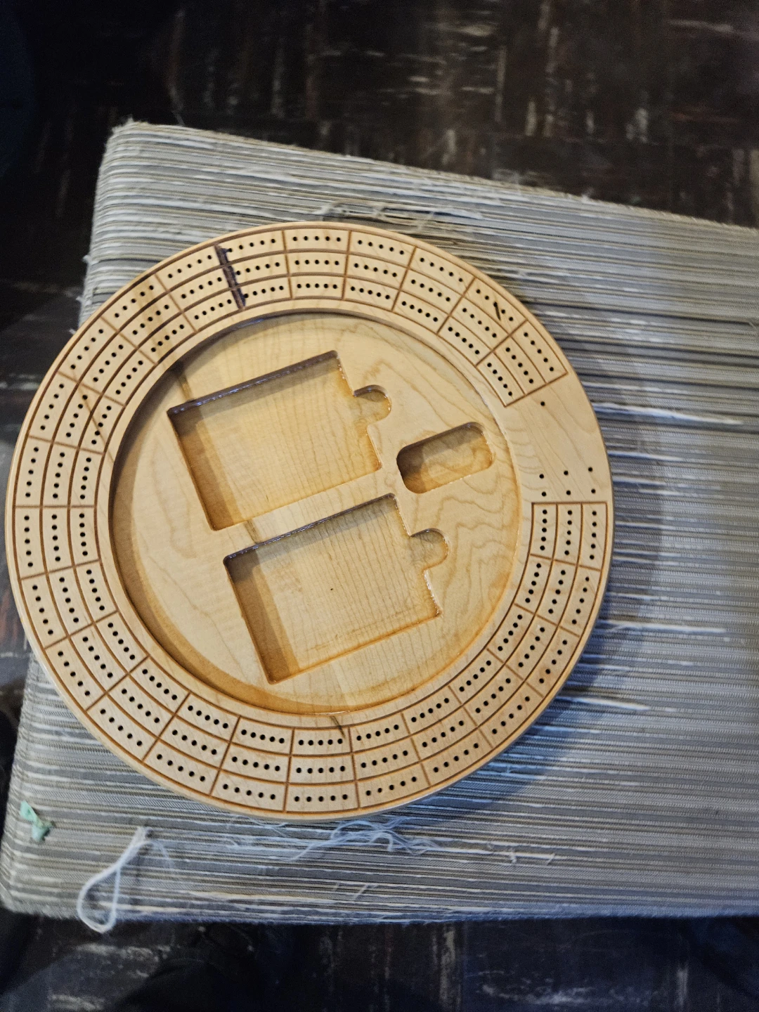 Wooden Cribbage Board - photo 2