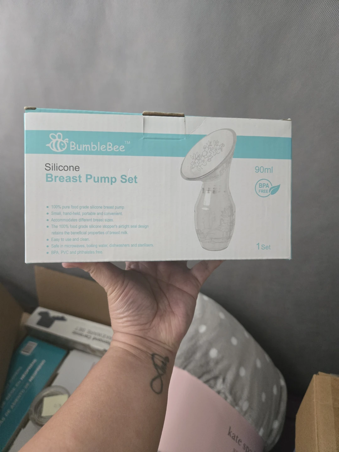 BumbleBee Silicone Breast Pump Set - 90ml