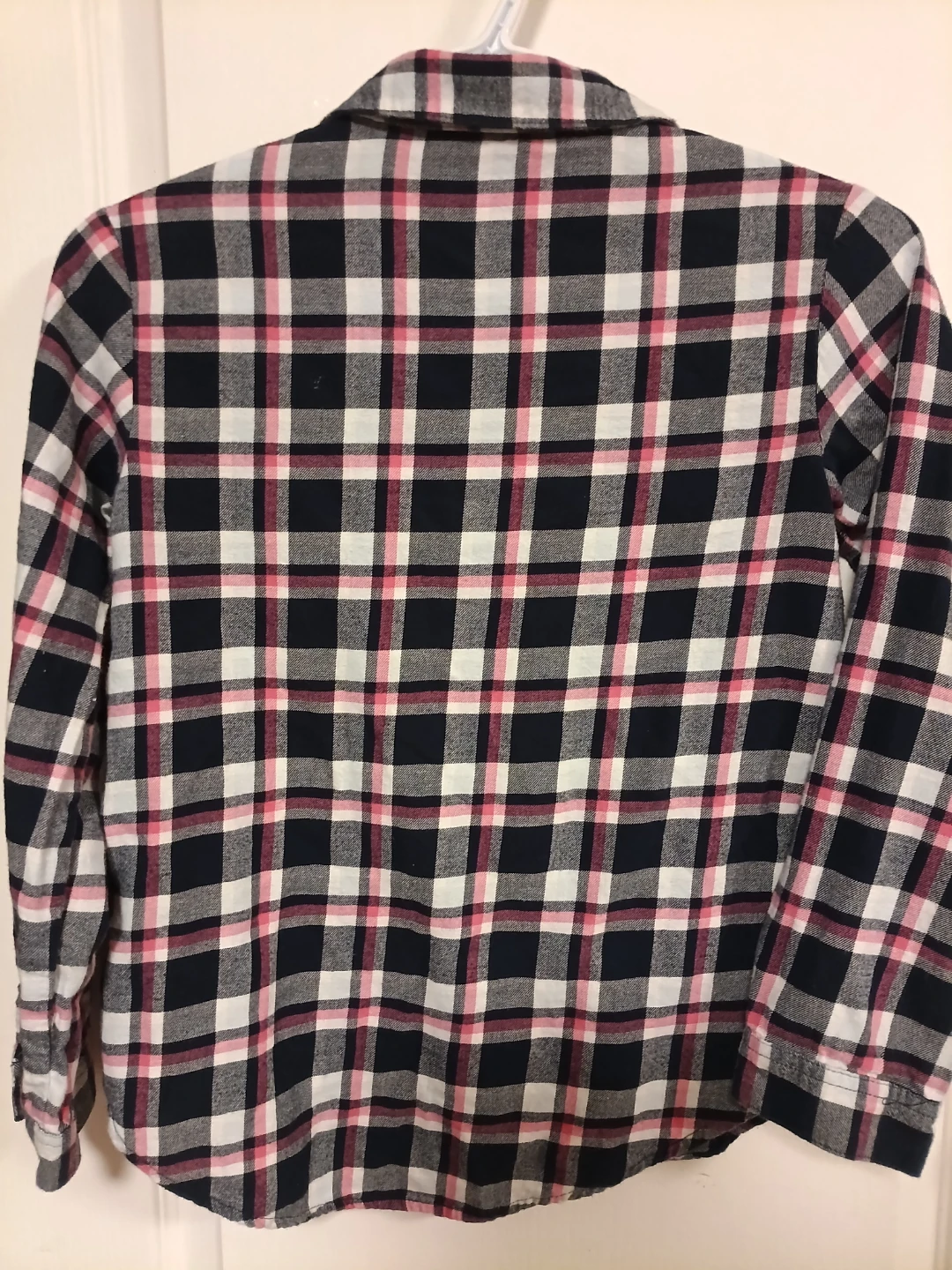 Kids Blue/pink plaid button up - photo 2