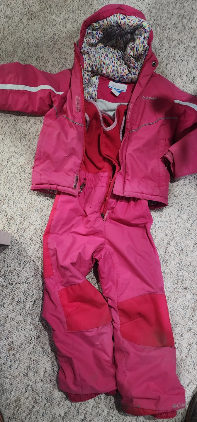 Columbia Girls Ski Suit - Pink for 4-5years