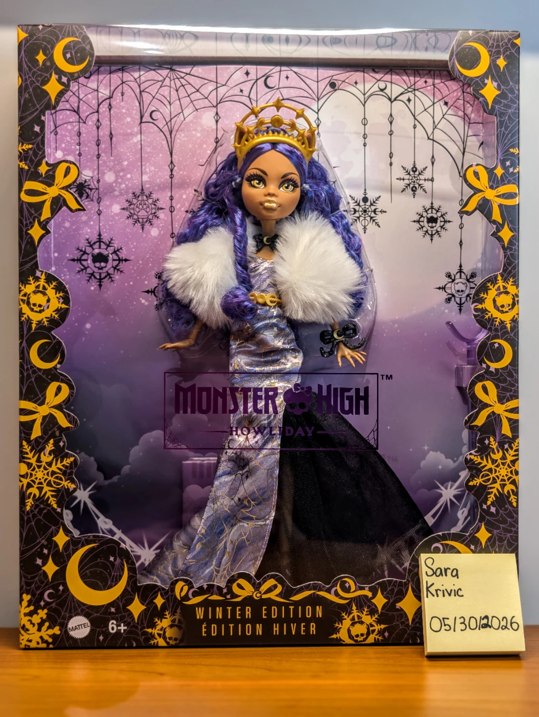Monster High Howliday Clawdeen Wolf Doll (Winter Edition 2023)