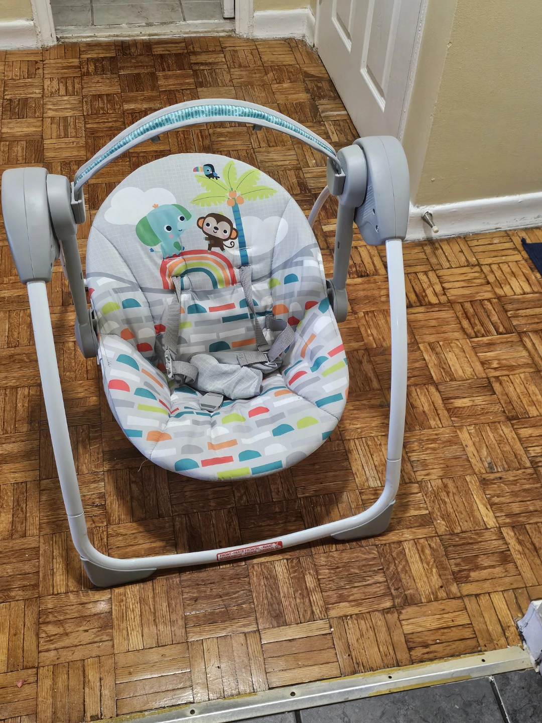 Bright Starts Playful Paradise Portable Baby Swing - photo 2