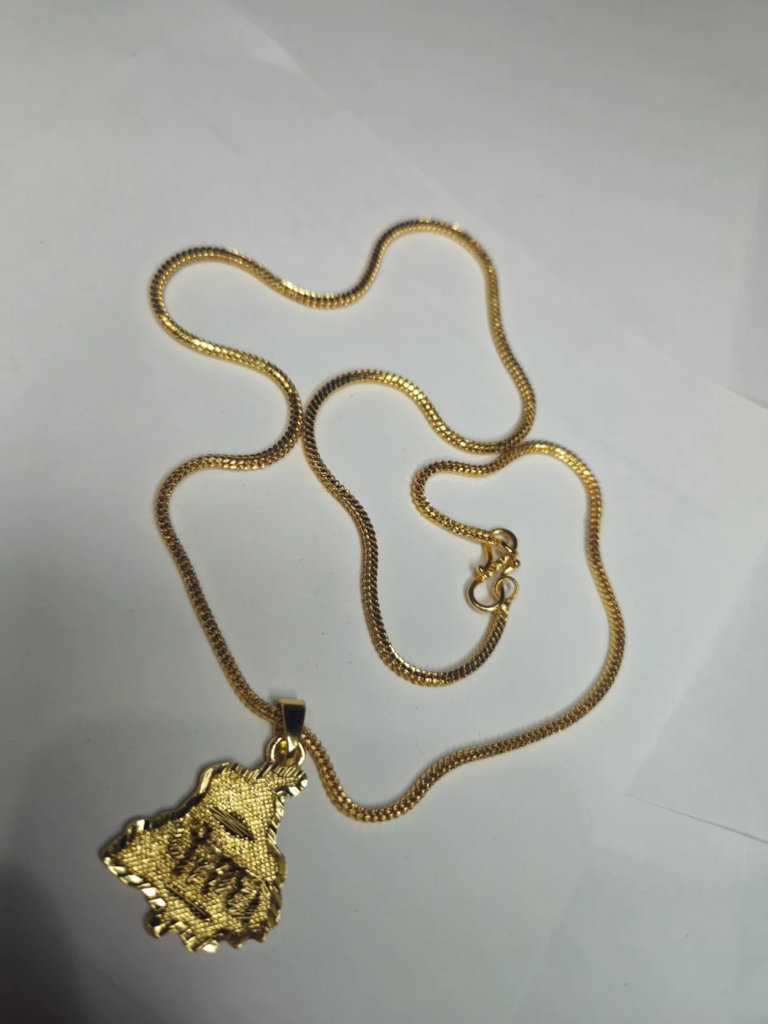 Gold Chain Necklace with Pendant PUNJAB