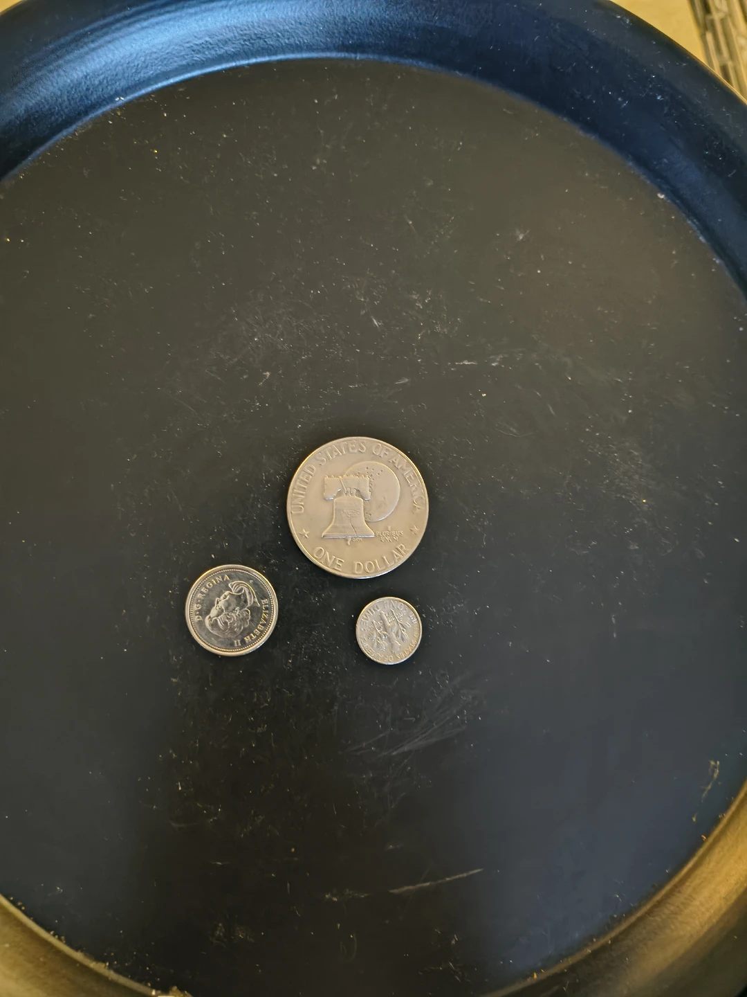 Two Dollar Bills and Assorted Coins - photo 3