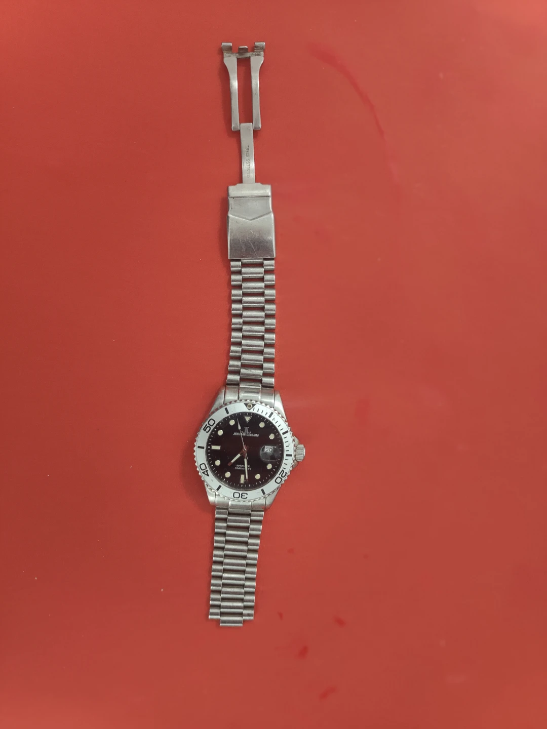 Jerome Lemars Automatic Stainless Steel Dive Watch