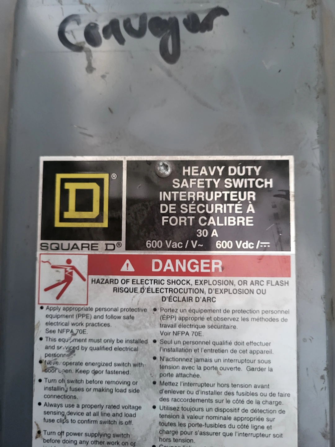 Square D Heavy Duty Safety Switch - photo 4