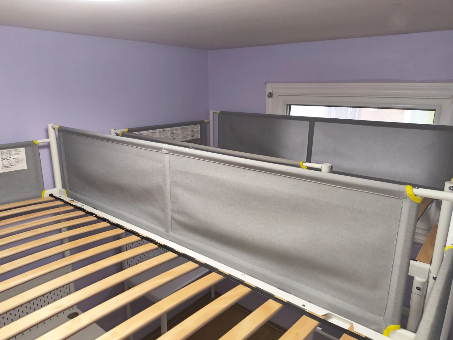 2 IKEA Loft Bed with Desk and Safety Rails - photo 4
