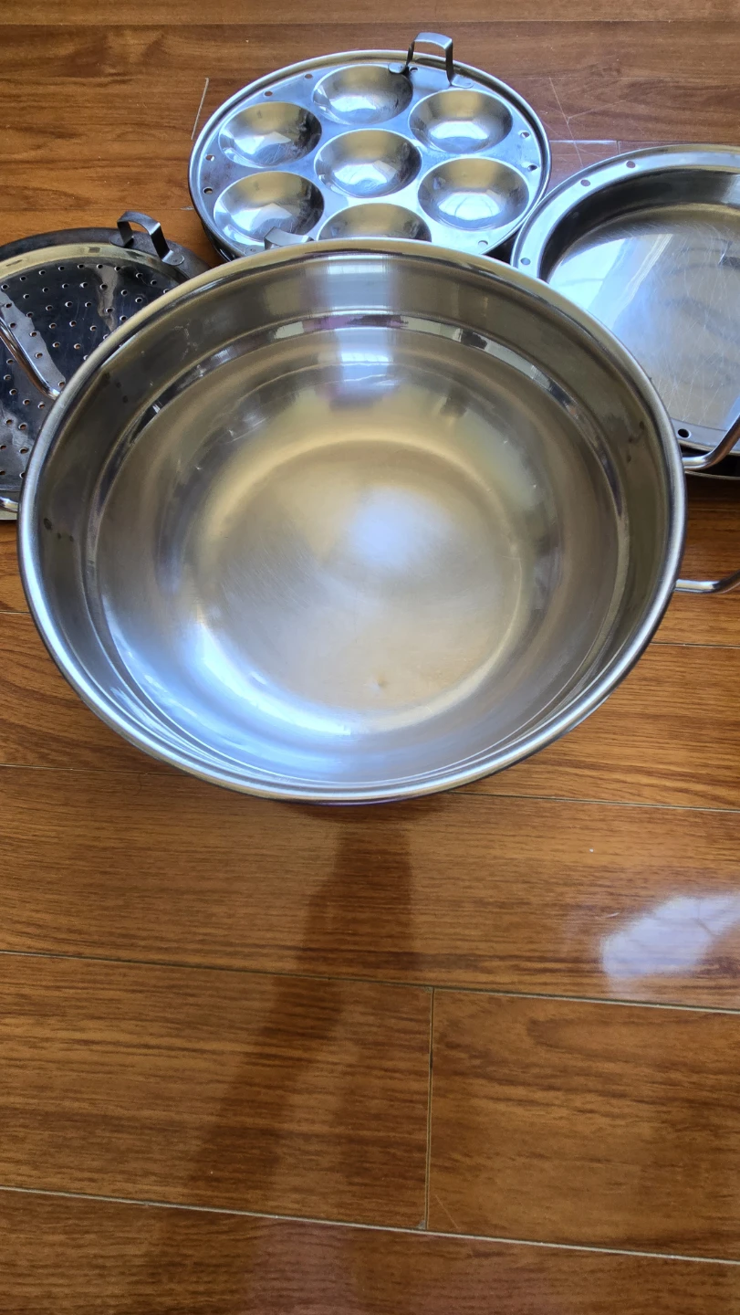 Stainless Steel Idli Maker Steamer with 3 Tiers - photo 2
