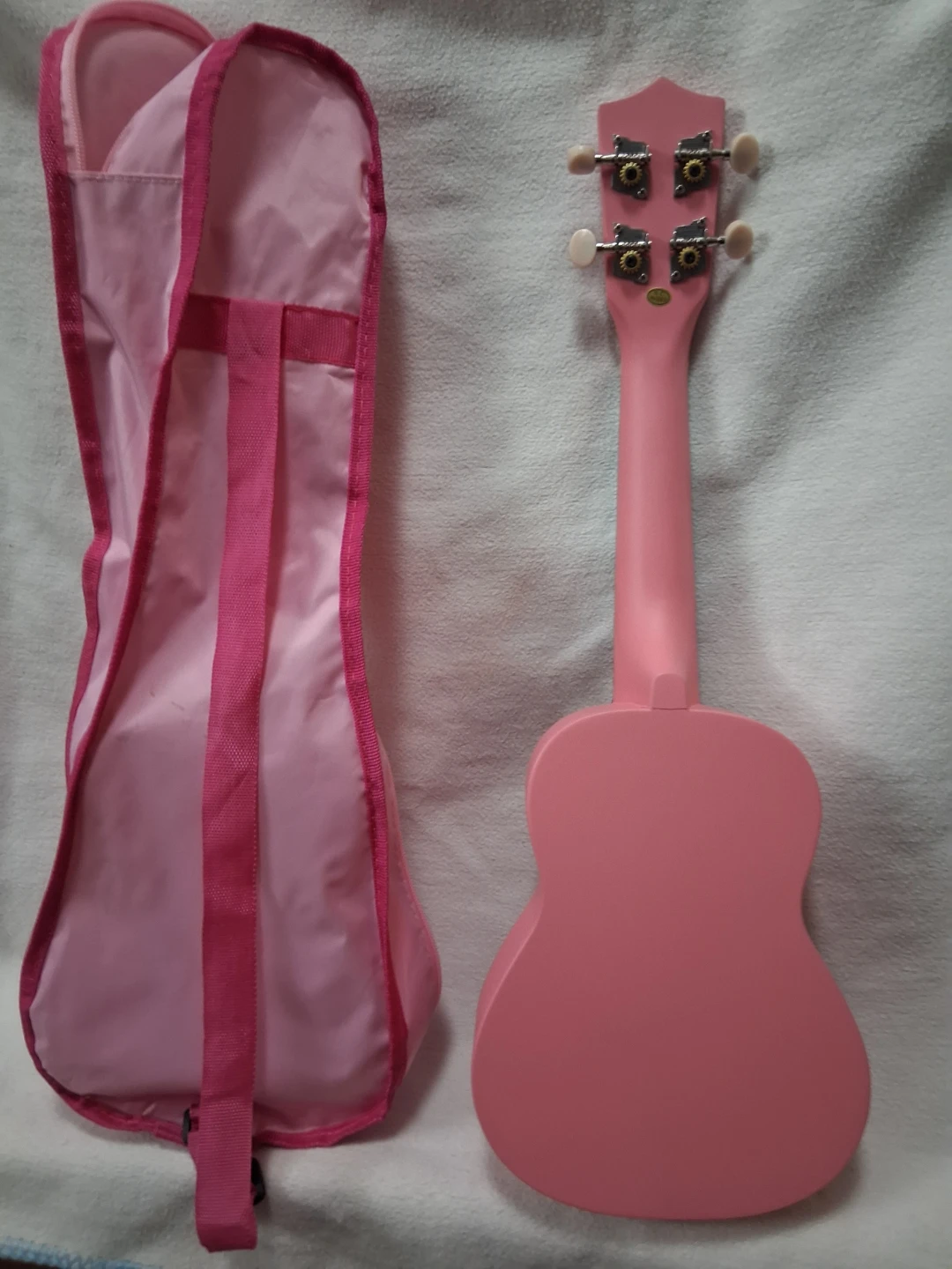 Everjous Pink Ukulele with Gig Bag - photo 2