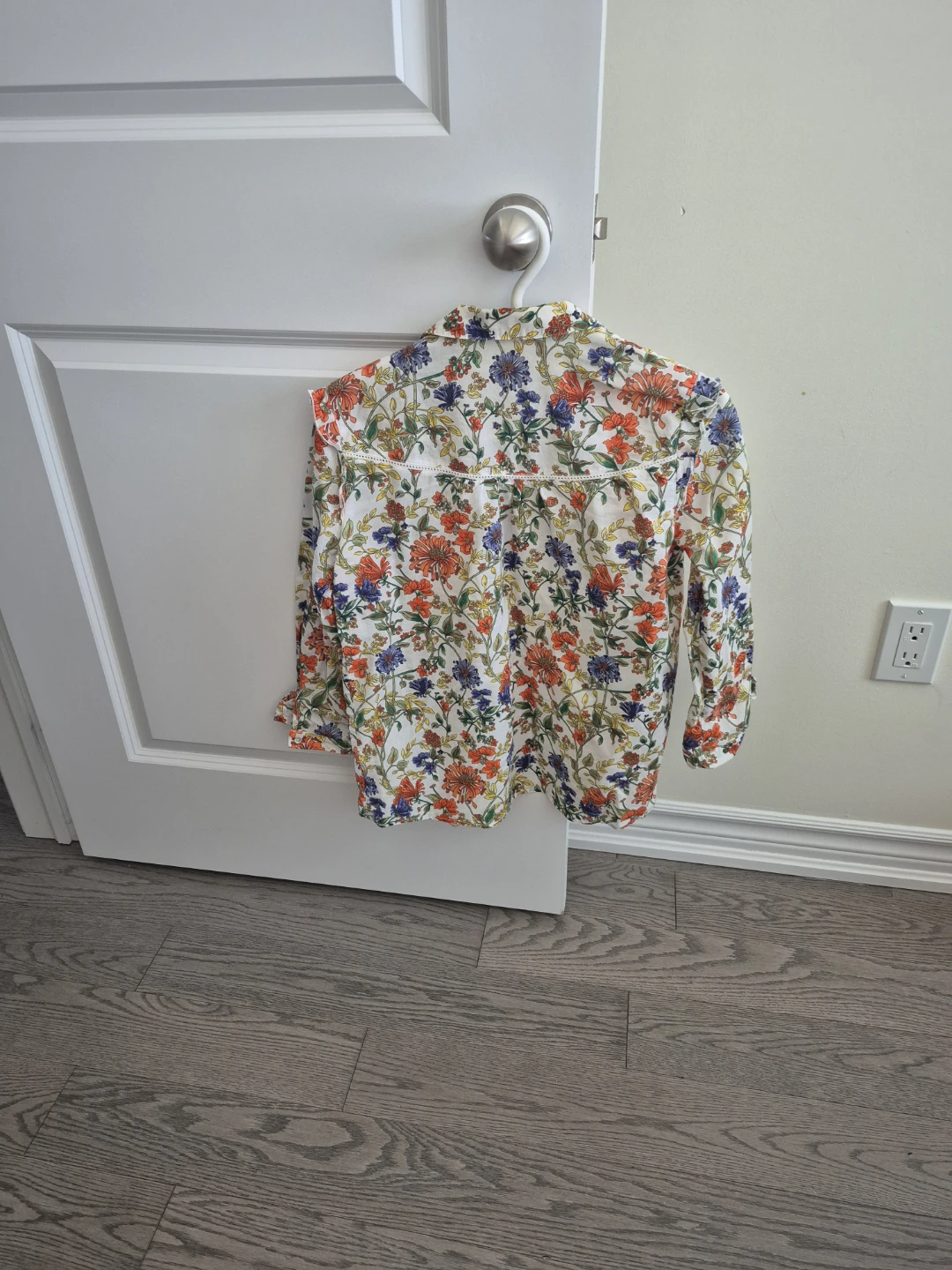 Zara Basic Floral Print Shirt - XS - photo 2
