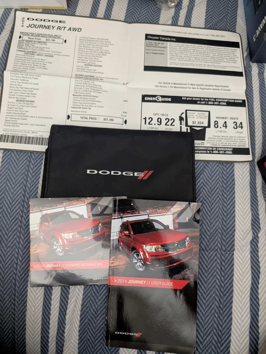 Dodge Journey 2014 Owner's Manual & User Guide Set - photo 2