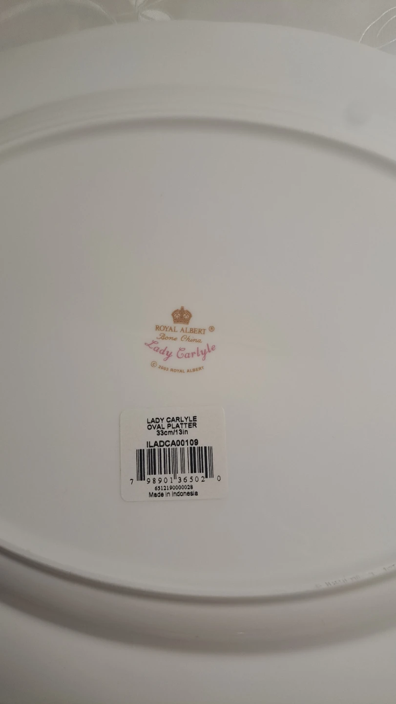 New Royal Albert Lady Carlyle Oval Platter&2 plates - photo 4