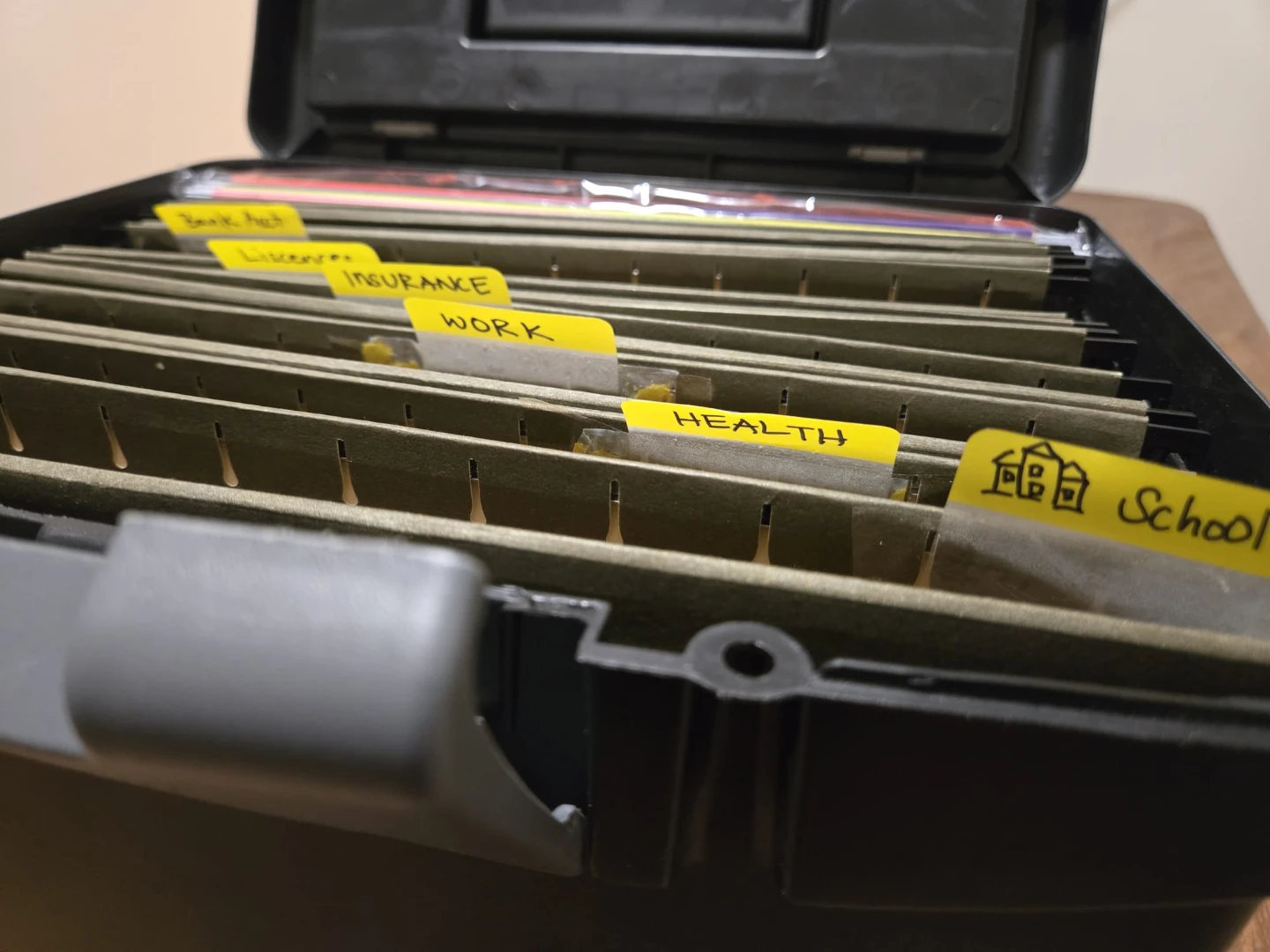STOREX Portable File Box - photo 5