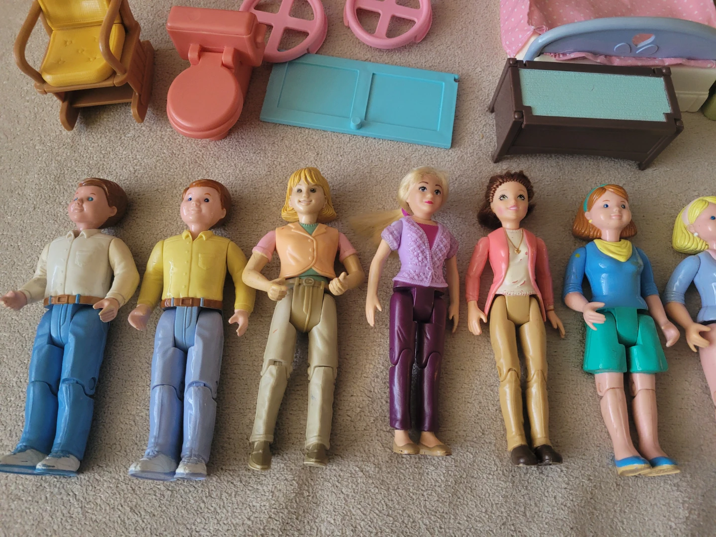 Collectible toys F.P. loving family,  Little Tikes,  Playskool