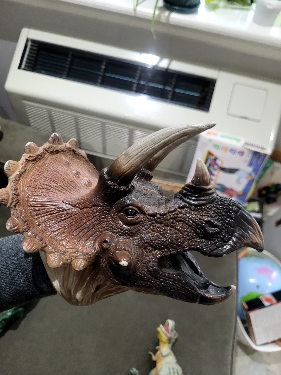 Dinosaur Hand Puppets - T-Rex and Triceratops - photo 3