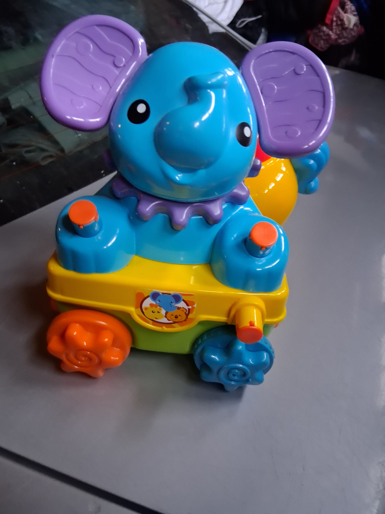 Fisher-Price Elephant Train Pull Toy