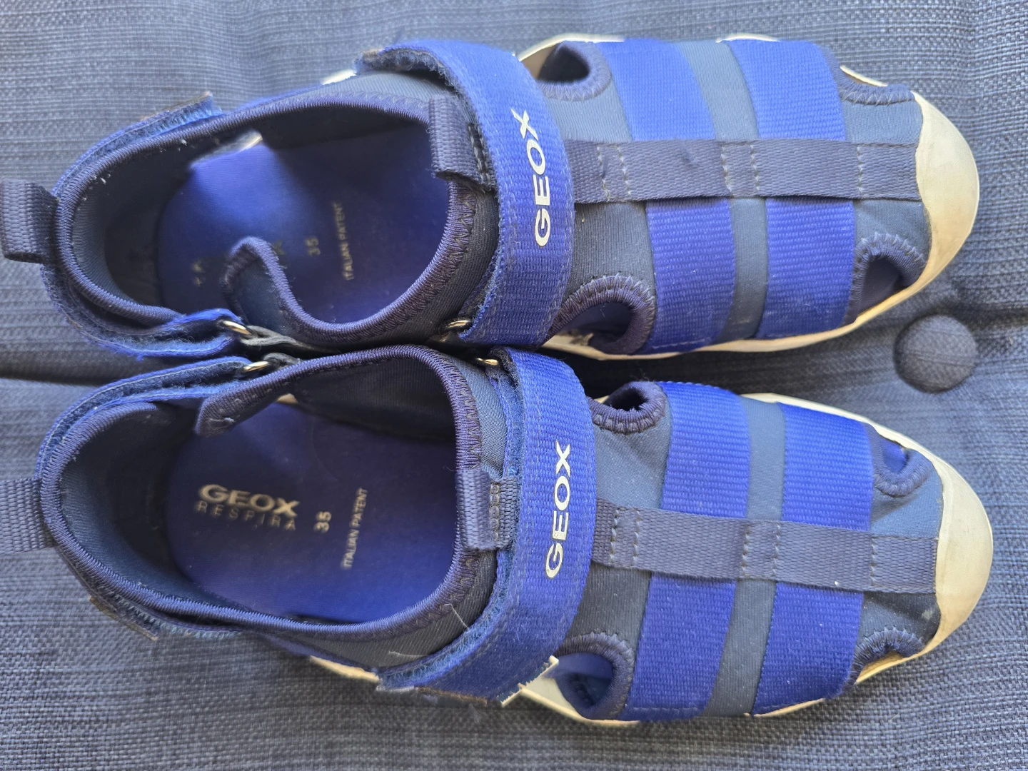 Geox Blue Sandals Boys Size 35 (3,5 US)