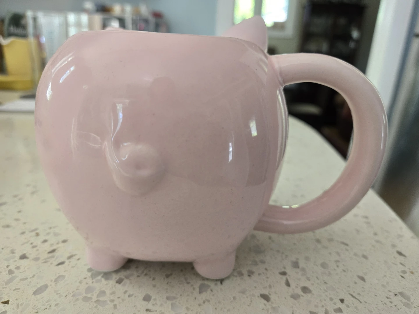 Whimsical Cupboard Ceramic Pink Pig - photo 4