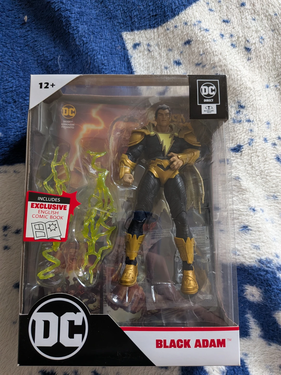 DC Direct Black Adam Page Punchers Action Figure with Comic