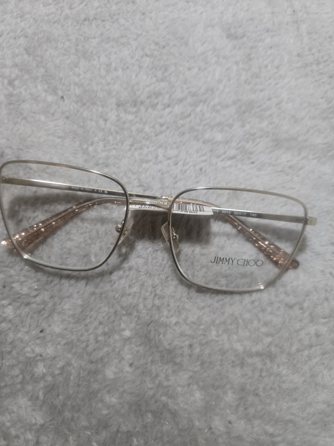 Jimmy Choo JC2003 Lux Eyeglasses - Gold/Rose Gold Glitter