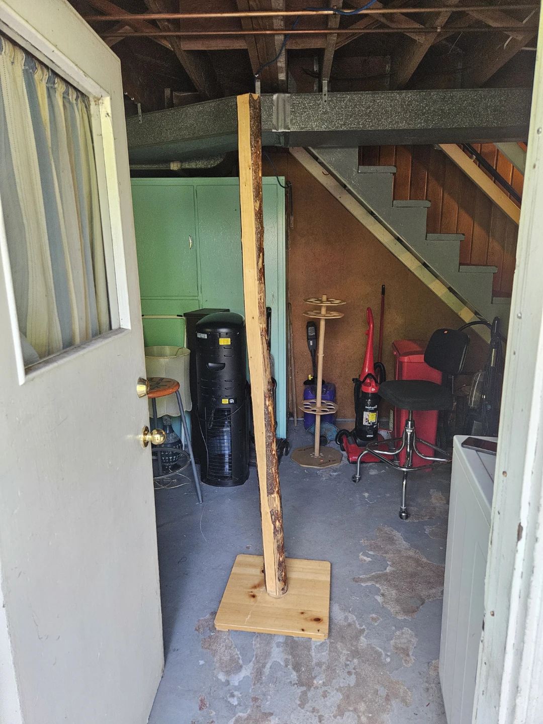 Rustic Wood Floor Lamp Base - photo 4
