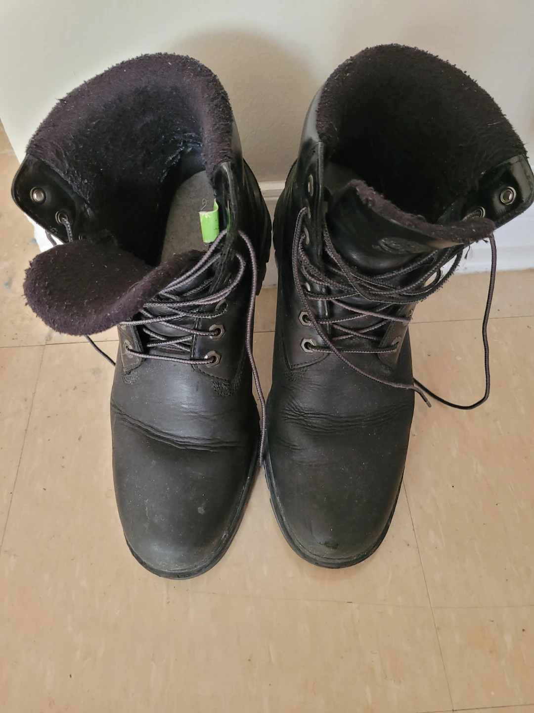 Black Timberland Lace-up Boots - photo 2