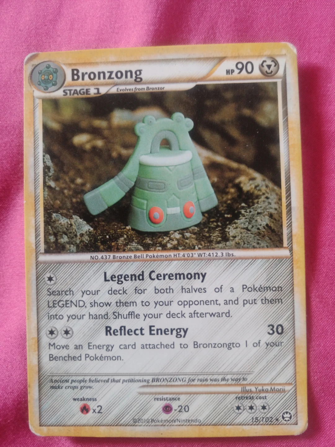 Bronzong Pokémon Card 15/102