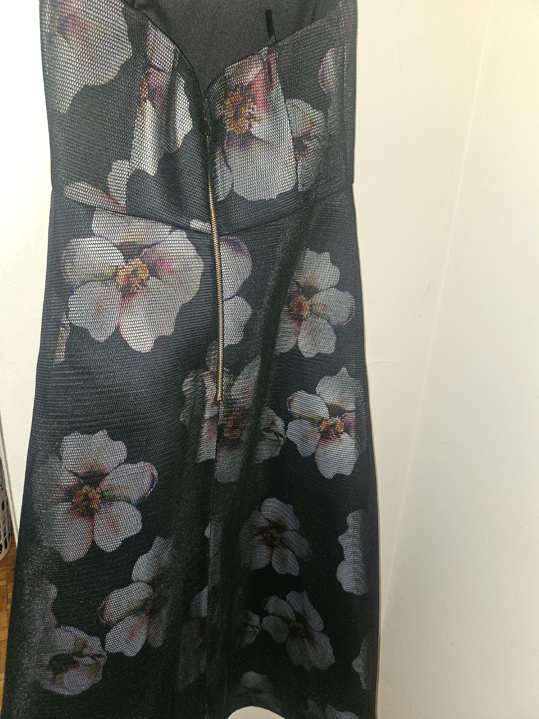 Strapless Floral Fit and Flare Dress Size M - photo 2