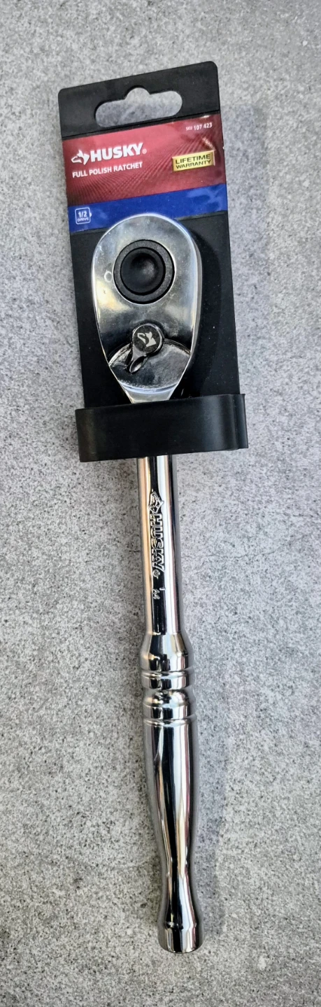 Husky 1/2" Full Polish Ratchet