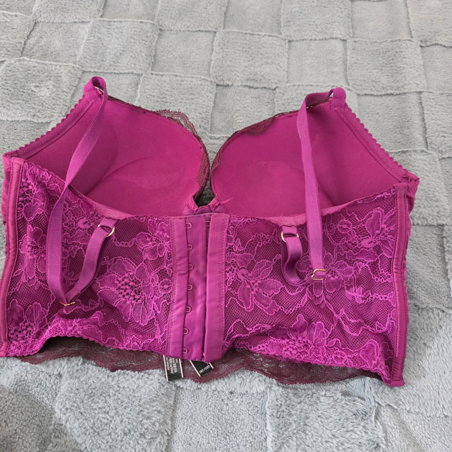 Victoria's Secret Pink Lace Bra 36C