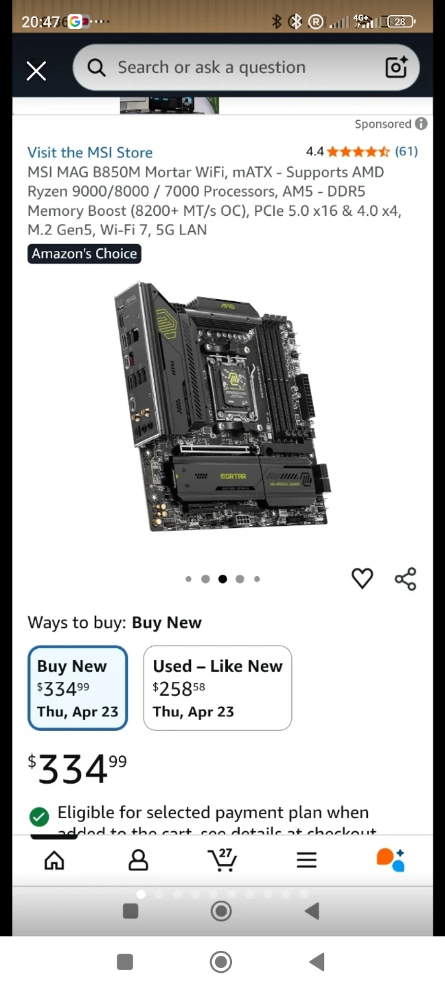 MSI MAG B850M Mortar WiFi Motherboard - photo 5