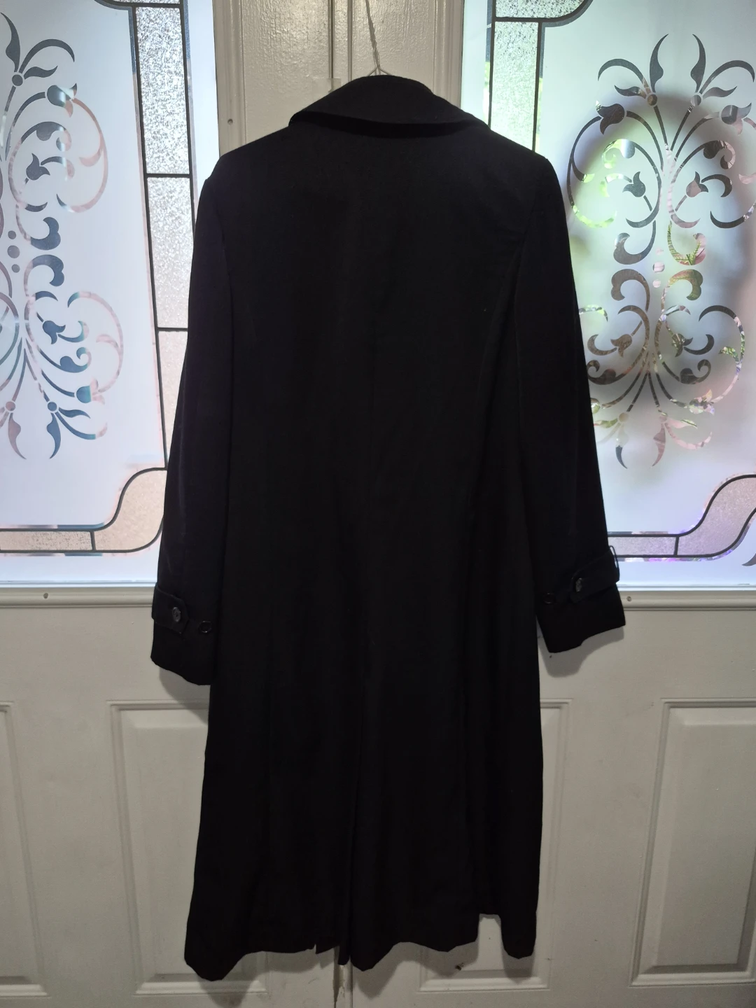 JONES NEW YORK Women's Black Trench Coat Size 10 - photo 2