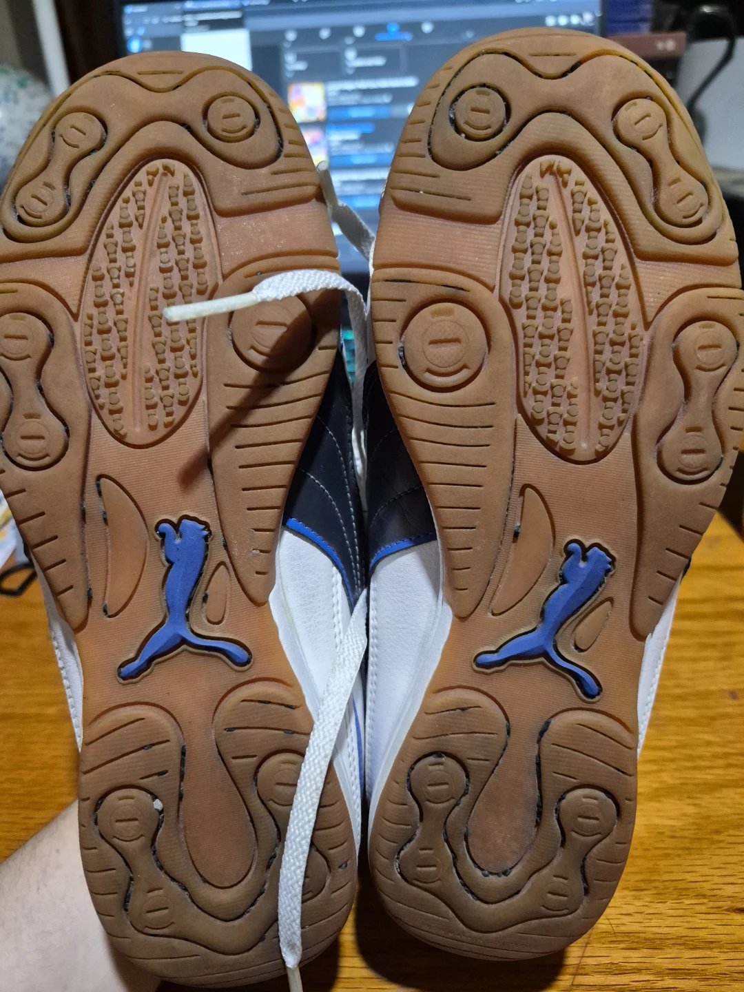 Puma Soccer Cleats - White/Blue - photo 3