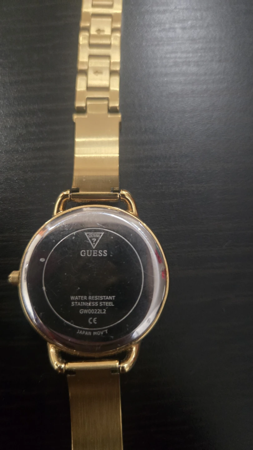 Gold Guess Watch with Rhinestones - photo 3