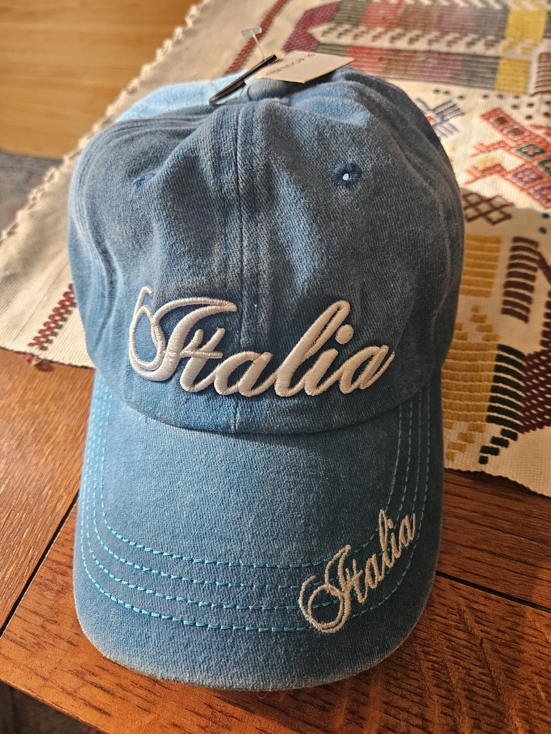 Blue Italia Baseball Cap