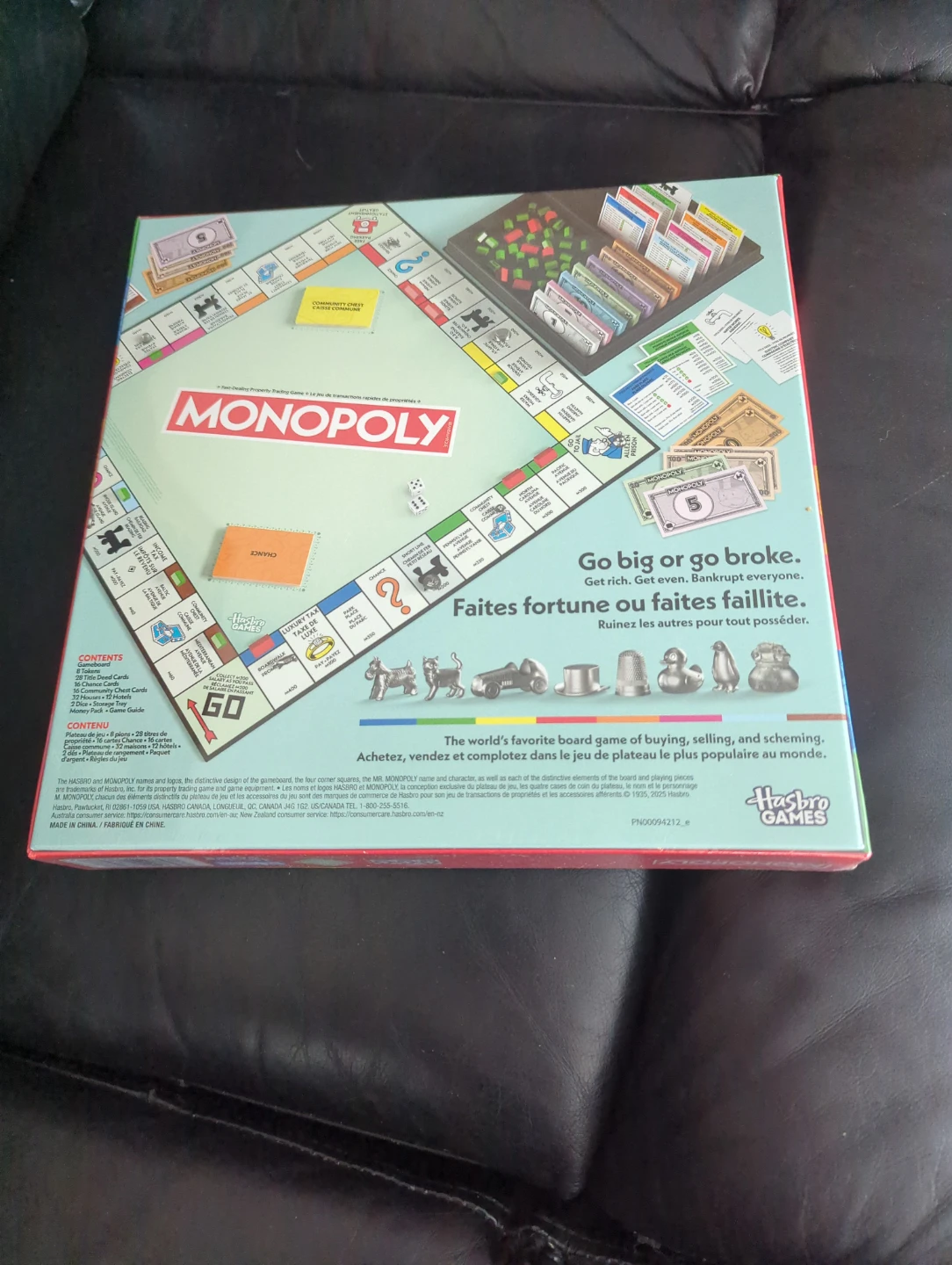 BNIB - Monopoly Classic Board Game - bilingual edition - photo 2