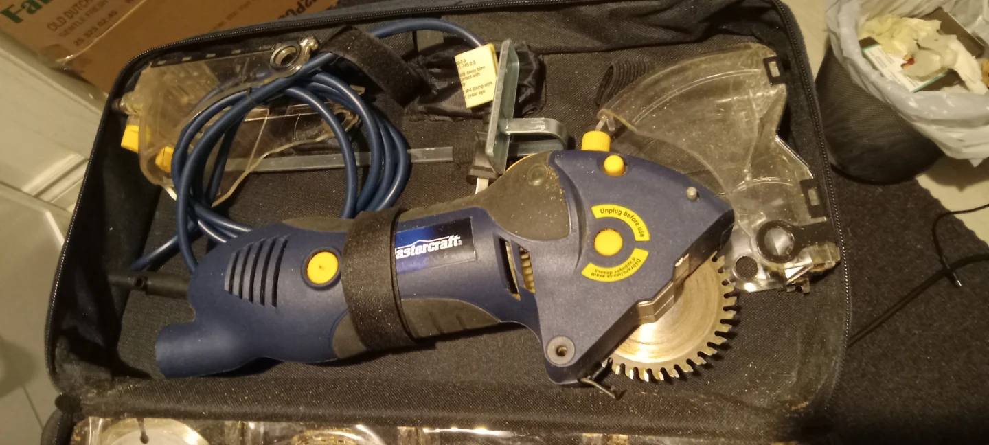 Mastercraft Mini Circular Saw Kit with Blades