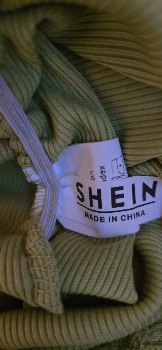 SHEIN Ribbed Cutout Bodycon Dress - Lime Green - photo 2