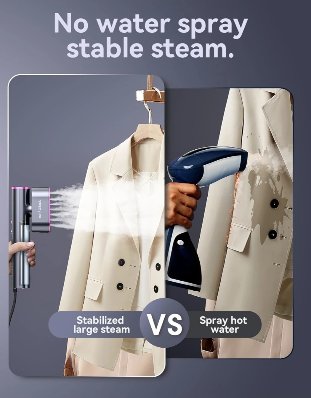 Jack & Rose Portable Clothes Steamer SC-001 - photo 3