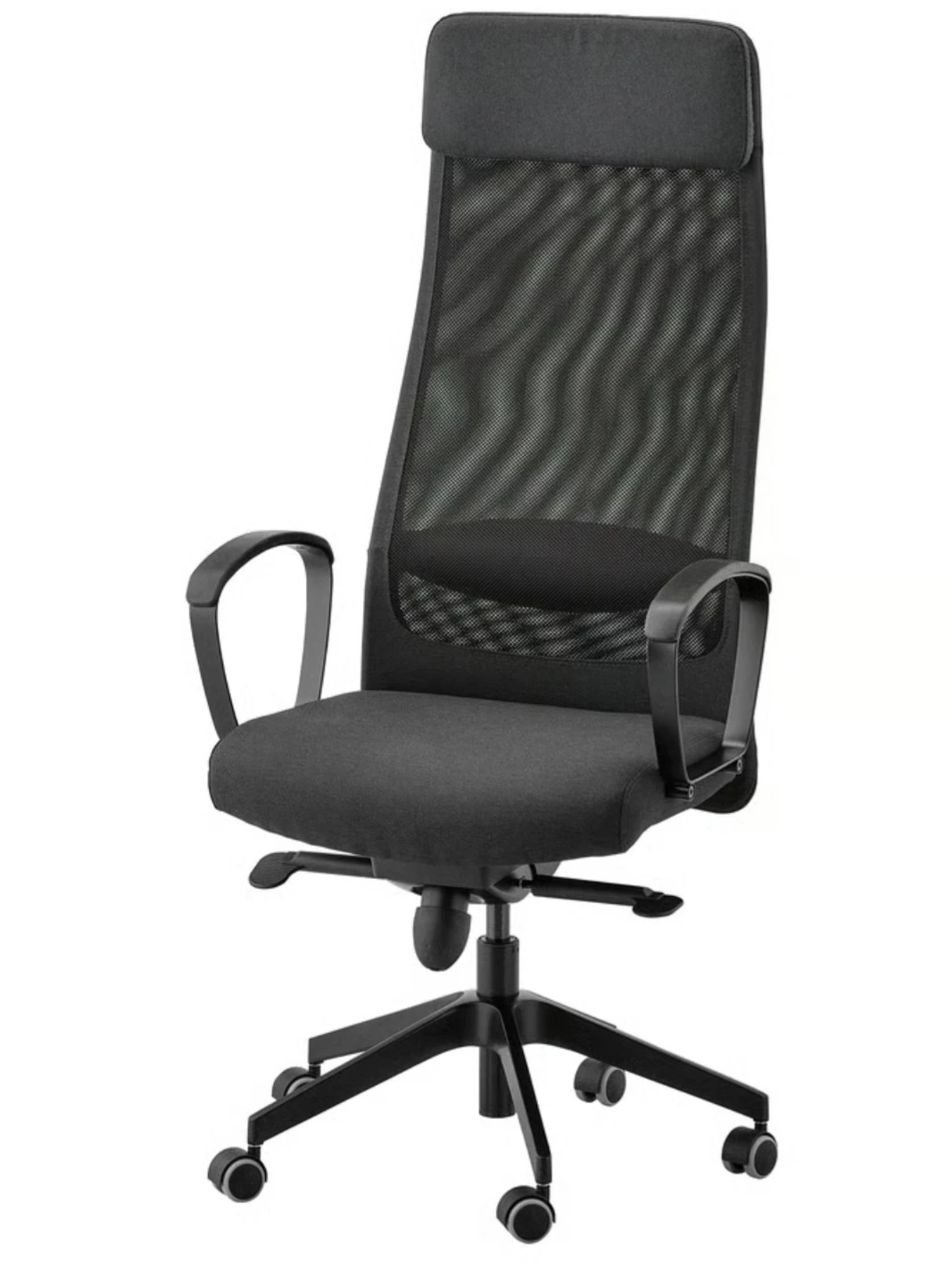 IKEA Markus Black Mesh Office Chair with Headrest