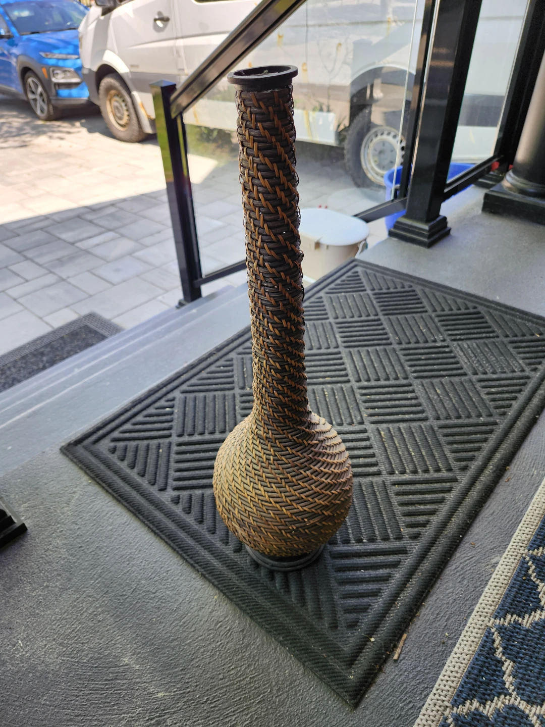 Woven Floor Vase