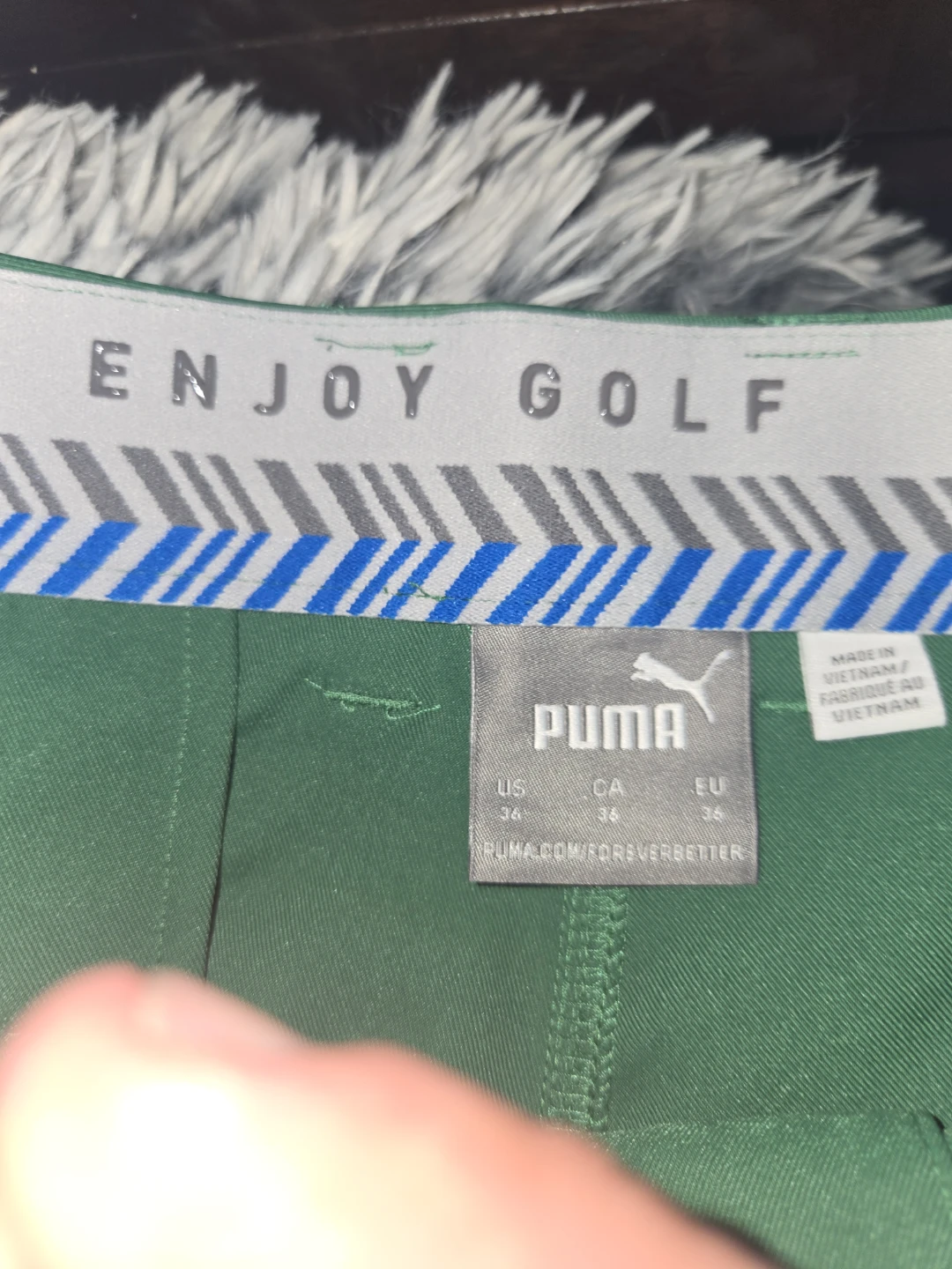 Puma Men's Golf Shorts - Green - Size 36 - photo 2