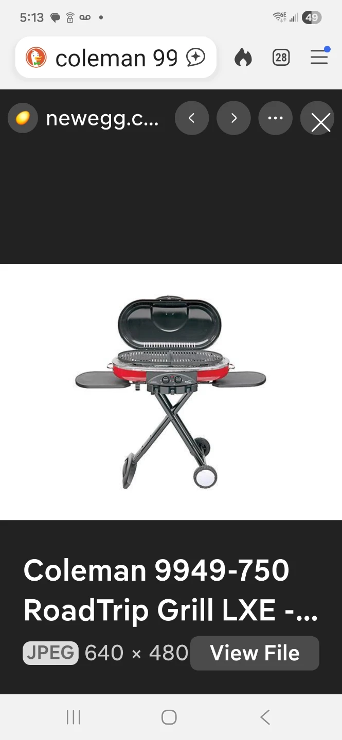 Coleman 9949-750 RoadTrip Grill LXE - Red - photo 2